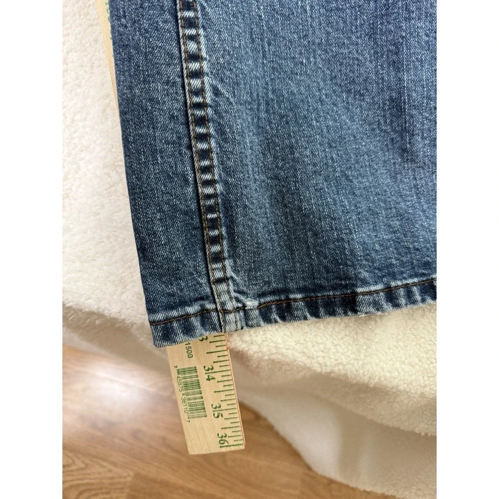 Harley Davidson Womens Jeans Straight Leg Denim Medium Wash Size 6L‎ 29 x 33